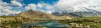 Hiking along the edge of Karakol Lake, on the Chinese side of the Karakoram Highway |  <i>Jarryd Salem</i>