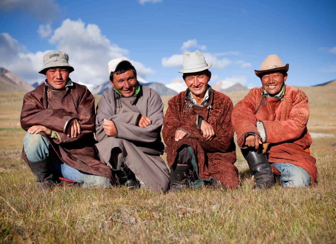 Happy Mongolian men |  <i>Cam Cope</i>