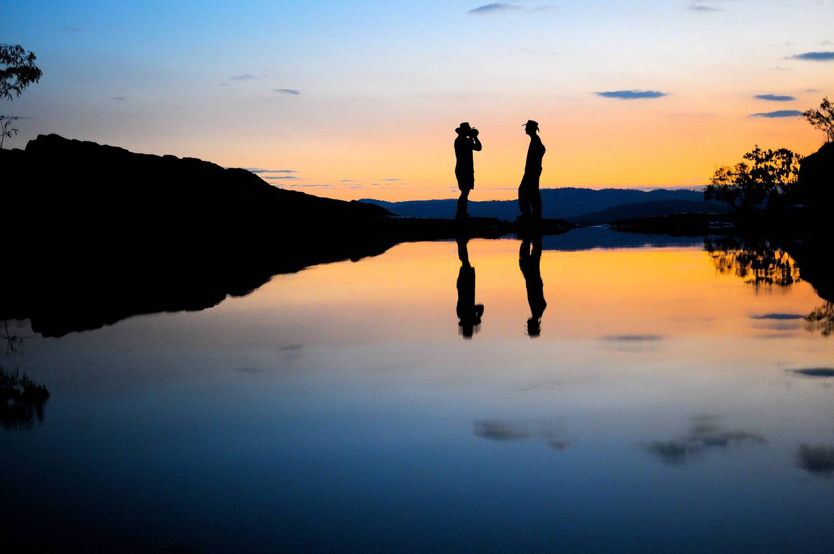 Gunlom Plunge Pool at sunset | <i>Andrew Thomasson</i>