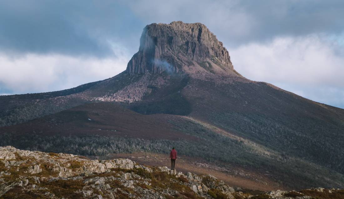 Barn Bluff, one of the highlights when hiking the Overland Track |  <i>Emilie Ristevski</i>