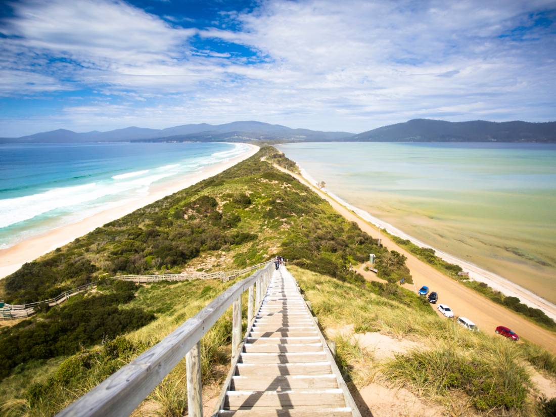 Walk the long, narrow sandy isthmus known as “The Neck”. |  <i>Andrew Wilson</i>