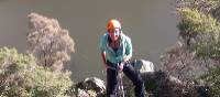 Rock climbing in Cataract Gorge, near Launceston