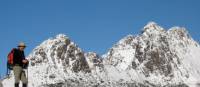 Blue skies over a snow covered Cradle Mountain | Valda Gillies