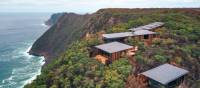 Architecturally designed lodges sitting gently along the natural
environment | Tasmanian Walking Company