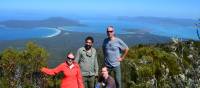 Group on Mt Maria, highest peak on Maria Island | Brian Dodson