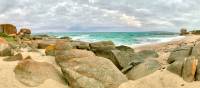 Granite boulders make up Flinders Island's dramatic coastline | Michael Buggy