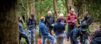 Franklin rafting group taking a break from the river | Glenn Walker