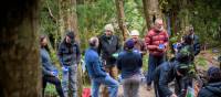 Franklin rafting group taking a break from the river | Glenn Walker