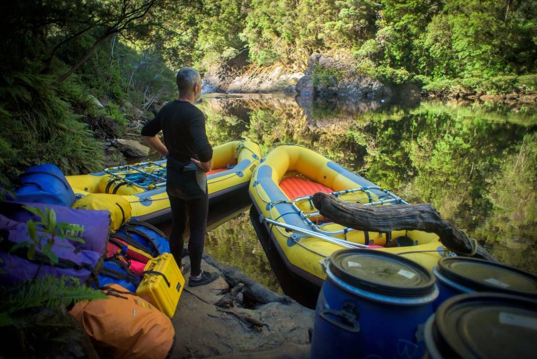 Rafter looking out over the Franklin River |  <i>Glenn Walker</i>