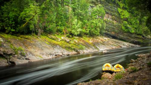 Rafts on the Franklin River