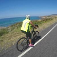 Cycling towards Bicheno on the East Coast of Tasmania | Brad Atwal