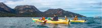 Kayaking the crystal clear waters in Coles Bay |  <i>Wai Nang Poon</i>