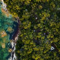 Our Flinders Island Eco-Comfort Camp is in a secluded setting with beach access | Lachlan Gardiner