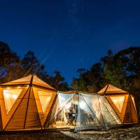 Relax under the stars at our Flinders Island Eco-Comfort Camps | Lachlan Gardiner