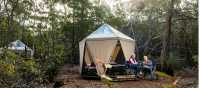 Sleep comfortably in our spacious tents on Flinders Island | Lachlan Gardiner