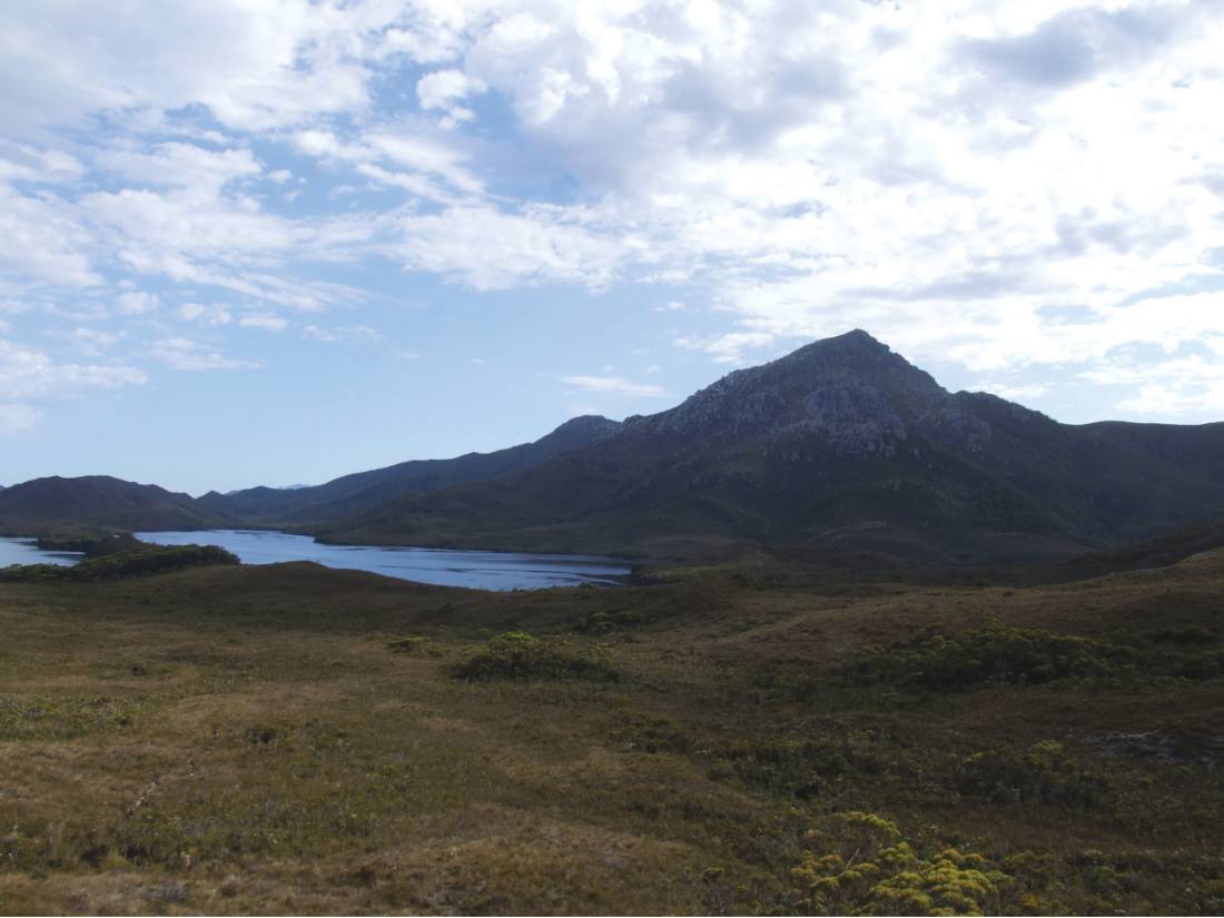 Views to Mt Rugby, Port Davey Track |  <i>Leon Bedford</i>
