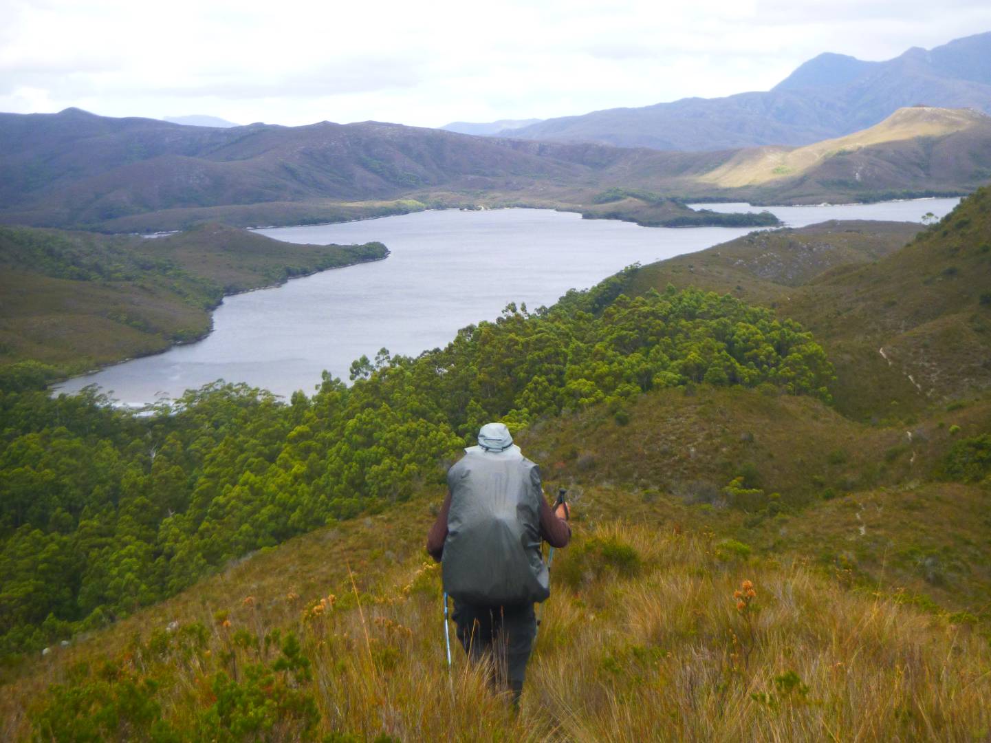 Approaching Bathurst Narrows on the Port Davey Track |  <i>Stef Gebbie</i>