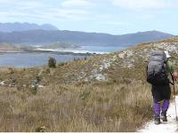 Trekking in remote wilderness along the South Coast Track in Tasmania |  <i>Phil Wyndham</i>