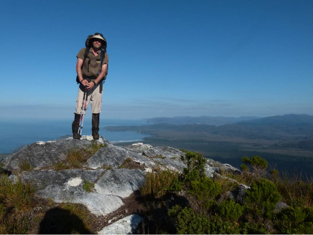 Vantage point along the South Coast Track |  <i>Steven Trudgeon</i>