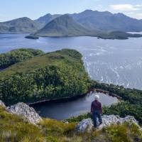 Spectacular view from Balmoral Hill across Port Davey