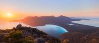 Vibrant sunrise at Wineglass Bay | Daniel Tran