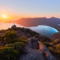 Vibrant sunrise at Wineglass Bay | Daniel Tran