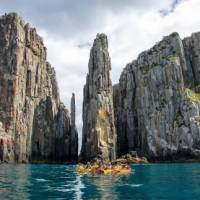 Kayak along the Three Capes for a different perspective of this beautiful part of Tasmania