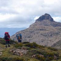 Trekking toward the remote dolerite peak of Mt Anne | Chris Buykx