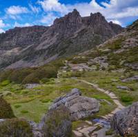 Trekking along the spectacular landscape of the Overland track |  <i>Mark Whitelock</i>