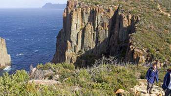 Walking at Cape Hauy,Andrew Bain Walking at Cape Hauy