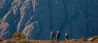 Trekkers in the Walls of Jerusalem National Park walking towards Mt Jerusalem | Don Fuchs