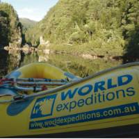 World Expeditions rafts on the Franklin River Tasmania | Ivan Edhouse