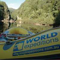World Expeditions rafts on the Franklin River Tasmania | Ivan Edhouse