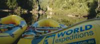 World Expeditions rafts on the Franklin River Tasmania | Ivan Edhouse