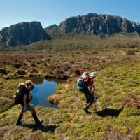 Trekking through pristine landscape in the Walls of Jerusalem National Park | Don Fuchs