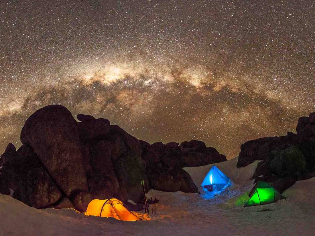 Stargazing on Mt Kosciusczko |  <i>Mike Edmondson</i>