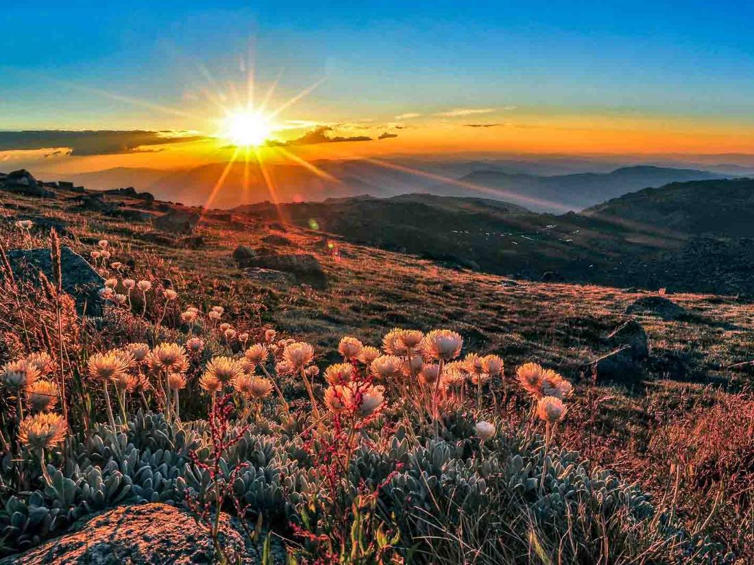 Sunset from Mt. Kosciuszko |  <i>Mike Edmondson</i>
