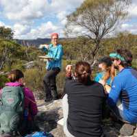 Caro Ryan presenting a navigation course in the Blue Mountains | Rachel Diamond