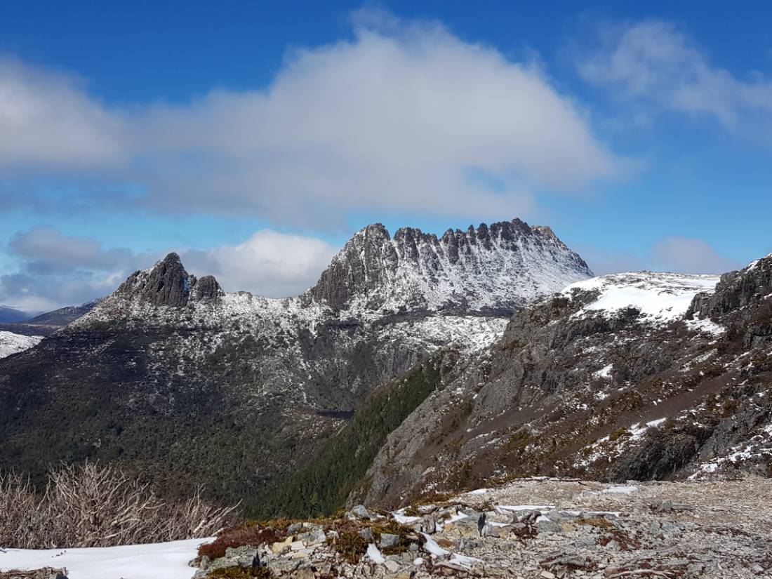 A dusting of snow at Cradle Mountain National Park