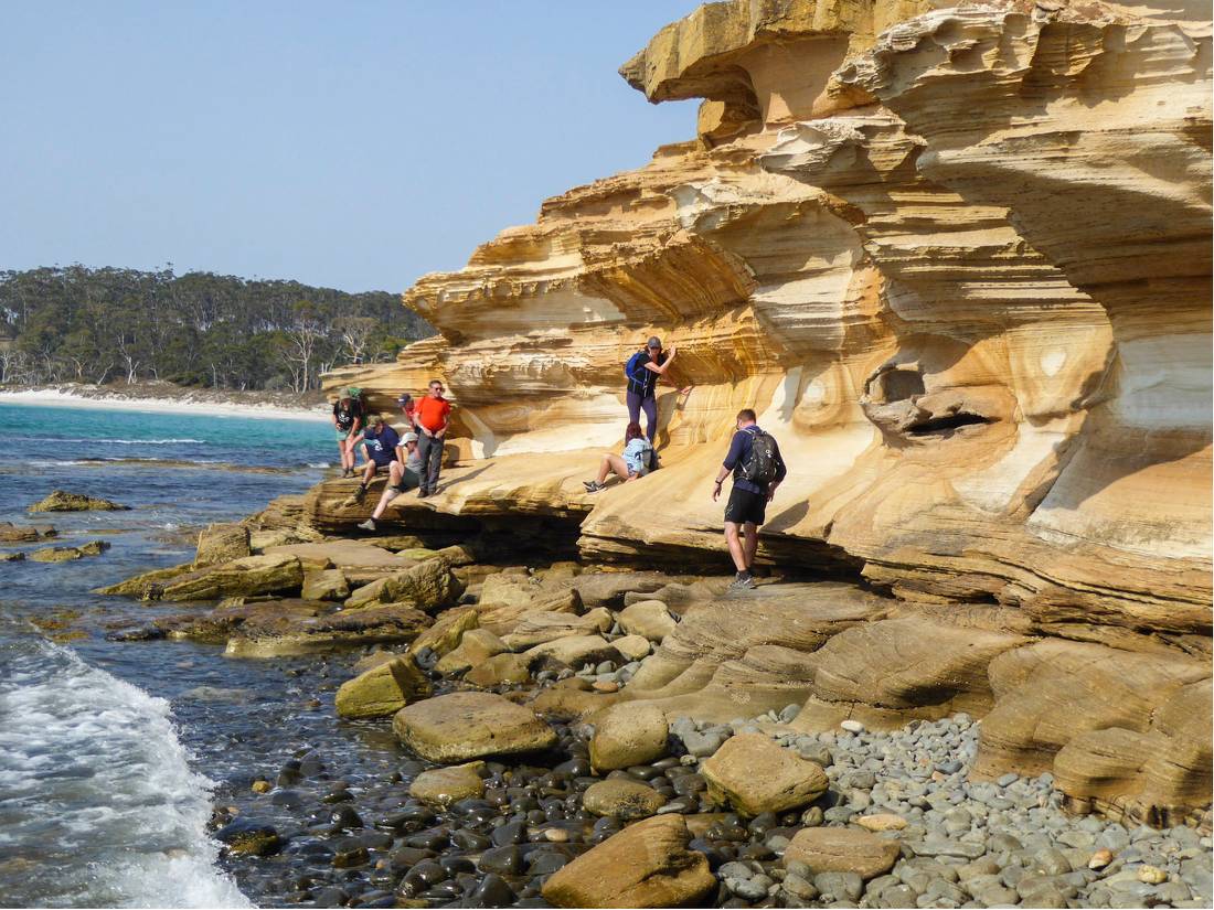 Explore the beautiful Painted Cliffs