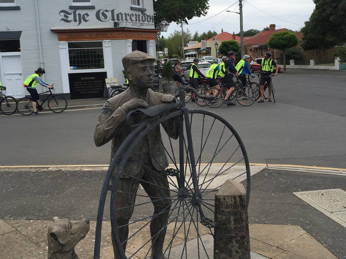 Cycling through quaint towns