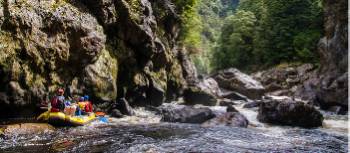 Rafting through the World Heritage wilderness along the Franklin River | Justin Walker/Outside Media