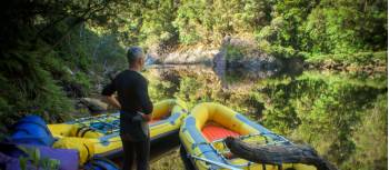 Rafter looking out over the Franklin River | Glenn Walker