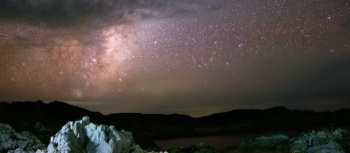 Starry night sky in the Tarkine region